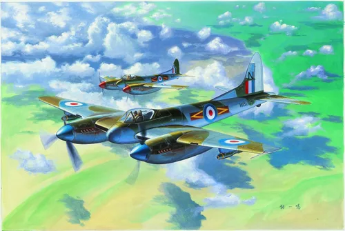 Vista 2 de Trumpeter Kit de modelo Havilland Hornet F.3