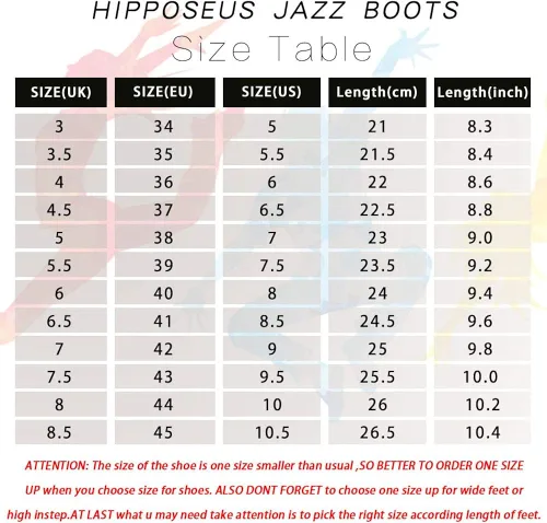 Vista 7 de HIPPOSEUS Women's Jazz Shoes Split Sole Ballet Training High Top Dance Boots for Men