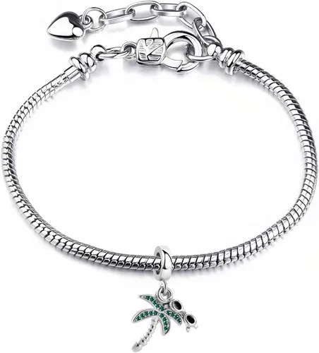 Vista 2 de Chili Jewelry Abalorio de palma de coco con gafas de sol, compatible con pulseras Pandora