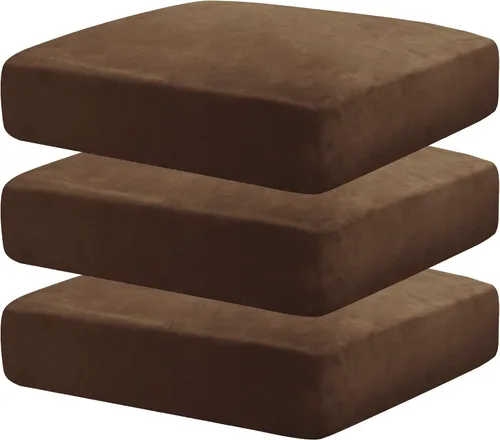 Vista 79 de MAXIJIN Fundas de cojín elásticas de terciopelo para sofá, funda de cojín suave de repuesto para sofá de dos plazas, protector de asiento
