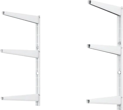 Vista 12 de Delta Estante de almacenamiento de madera y madera resistente, soporta hasta 480 libras, estante montado fácil de instalar con construcción de acero