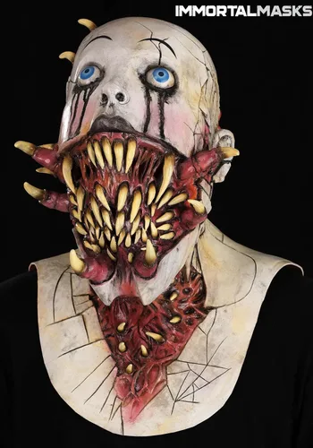 Vista 2 de Fun Costumes Máscara poseída para adultos, máscaras inmortales estándar
