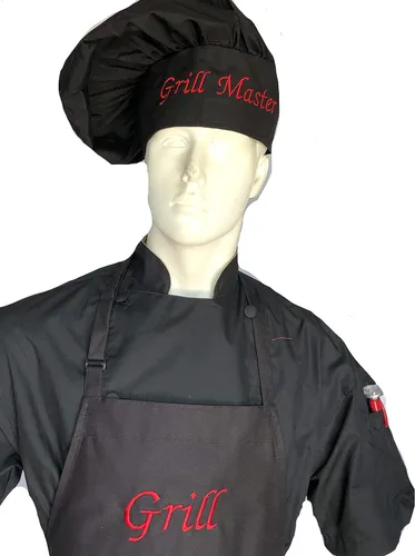 Vista 6 de CHEFSKIN Hermoso delantal de chef Grill Master Chef Regalo profesional