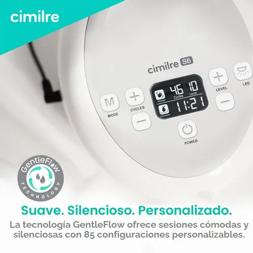 Vista 6 de Extractor de leche eléctrico doble ajustable Cimilre S6