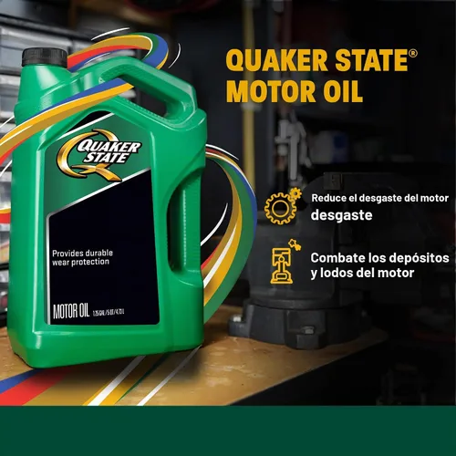 Vista 4 de Quaker State - Aceite de motor, 10W-40, 1 cuarto de galón (paquete de 6)