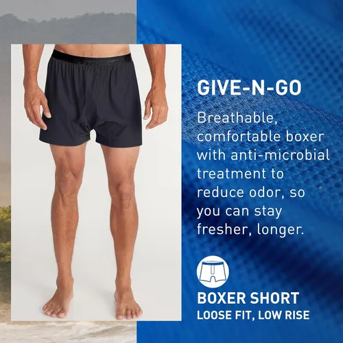 Vista 2 de ExOfficio Men's Give-n-go Boxer Shorts 2 Pack