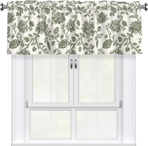 Vista 71 de Cenefa de estrella del oeste de Texas para ventana, rústica, granja, granero, cocina, cenefa de ventana rural vintage con bolsillo para barra
