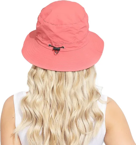 Vista 3 de Packable Bucket Hat for Women Waterproof UV Protection Sun Hat Sandía