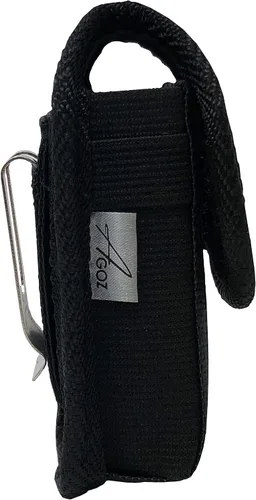Vista 2 de Agoz JitterBug - Funda para teléfono, funda vertical con clip para cinturón, funda resistente con clip de metal, trabillas para cinturón