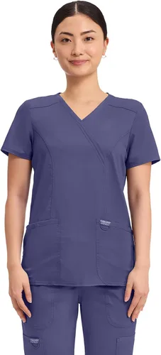 Vista 9 de Cherokee WW Revolution - Camisa de enfermería con 2 bolsillos para mujer ciel