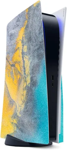 Vista 40 de MightySkins - Skin para juegos con purpurina brillante para PS5 y Playstation 5, ágata amatista, acabado duradero con purpurina de alto brillo