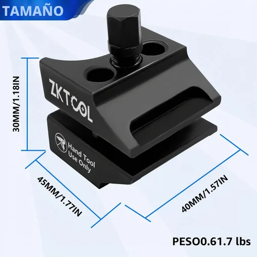 Vista 8 de ZKTOOL Separador de Puntal de Suspensión, Separador de Rótula de Brazo Inferior, Herramienta Separadora de Puntal de Nudillo, Compatible con VW Audi