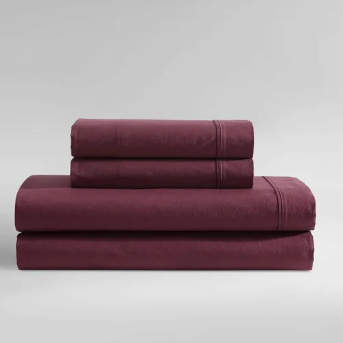 Vista 12 de Calvin Klein - Juego de sábanas de tamaño Queen, sábanas refrescantes frescas y a medida con un tacto de percal de algodón naturalmente suave