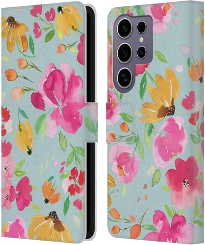 Vista 148 de Head Case Designs Officially Licensed Ninola Butterfly Nature Spring Floral Leather Wallet Case Compatible with Samsung Galaxy A07 4G