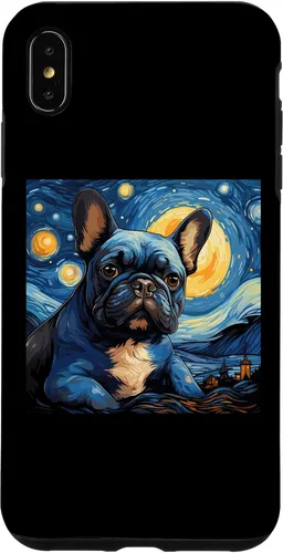 Vista 11 de Van Gogh Dog French Bulldog Case for iPhone 16