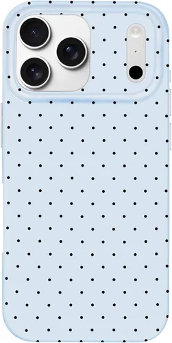 Vista 117 de Hython Funda para iPhone Air, diseño estético de lunares lindos, funda simple de 6.5 pulgadas, delgada, antiarañazos, parachoques de TPU suave, a