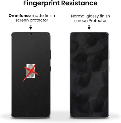 Vista 4 de Protector de pantalla para Galaxy S23, película suave de privacidad mate (paquete de 2) y protector de lente de cámara de vidrio templado