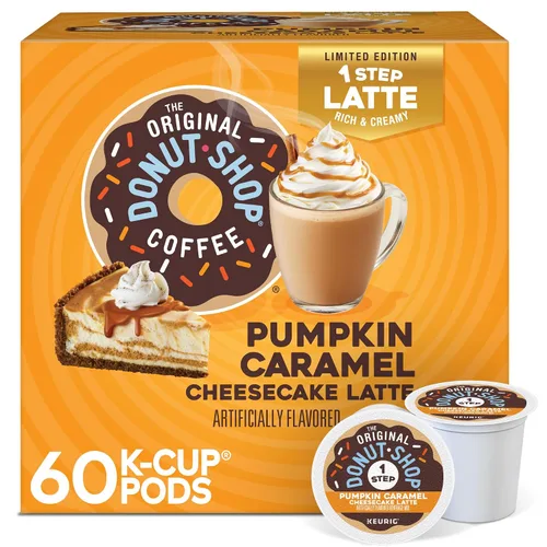 Vista 29 de The Original Donut Shop - Cápsulas de Caramel Latte para Single-Serve Keurig K-Cup, café saborizado, 20