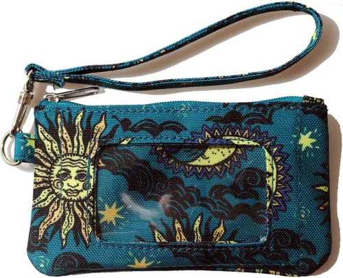 Vista 14 de DQL Cartera de identificación con cremallera y cordón, perfecta para mujeres de bajo presupuesto, Cabras, Talla única, Cartera con cremallera