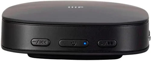 Vista 2 de [Usado] Monoprice Transmisor y receptor Bluetooth 5 premium con aptx HD, aptX, aptX de baja latencia, AAC y SBC códecs y entradas ópticas