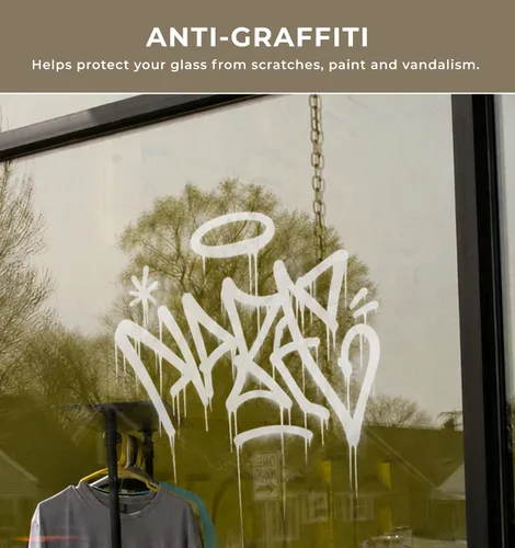 Vista 5 de VViViD Rollo de vinilo protector para ventanas de vidrio, transparente, de 4 milímetros, anti estallido, de seguridad.
