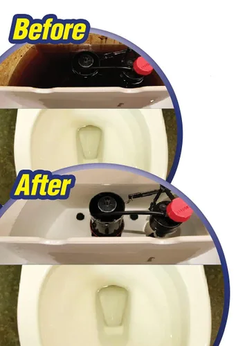 Vista 2 de Hurriclean - HC-MO48 Deluxe 3-Pack nuevo y mejorado limpiador automático de tanque de inodoro sin fregar
