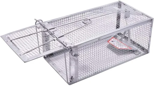 Vista 6 de Trampa para ratas de calidad, trampas de jaula de ratones con animales vivos, atrapa y libera ratones, ratas, ardillas, plagas, roedores y plagas
