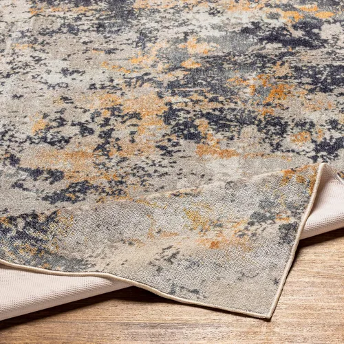 Vista 5 de Surya Jefferson - Alfombra moderna con estampado abstracto, 7 pies 10 pulgadas x 10 pies 6 pulgadas, gris