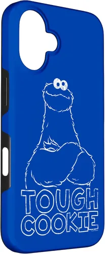 Vista 3 de Funda resistente para iPhone 16 Sesame Street Cookie Monster