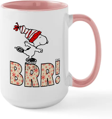 Vista 203 de CafePress SNOOPY Joe Cool - Taza de café de cerámica (15.0 fl oz)