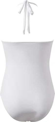 Vista 47 de SUUKSESS Traje de baño sexy de una pieza con volantes y control de abdomen para mujer