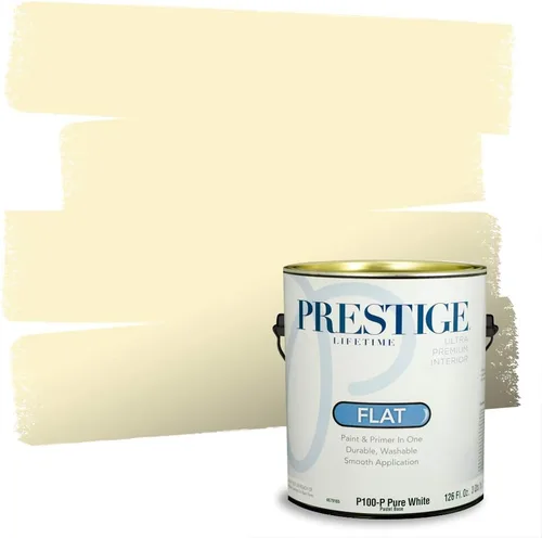 Vista 74 de PRESTIGE Pinturas de pintura exterior e imprimación en uno, 1 galón, plano, combinación comparable de Benjamin Moore* Pila de heno