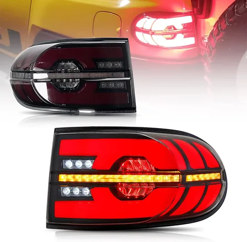 Vista 6 de TT-ABC Ultimate Mods - Luces traseras para Toyota FJ cruiser 2006-2020, luces traseras LED, lámpara modificada (transparente)