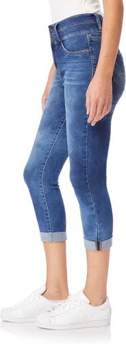 Vista 3 de WallFlower Sassy Crop Insta Soft Juniors de talle alto para mujer (estándar y plus)