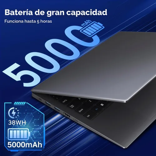 Vista 7 de Computadora portátil 2026, Pentium Gold 6500Y (Beat Celeron, hasta 3.4 GHz), 8 GB de RAM 128 GB SSD, Bluetooth, WiFi, HDMI, USB-C PD, cámara web