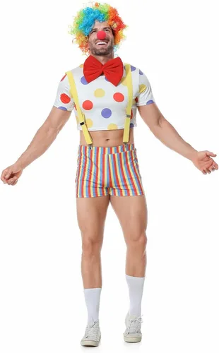 Vista 4 de Conjunto de lencería sexy para hombre, juego de rol, juego de rol, uniforme divertido para adultos, disfraz de fiesta de club nocturno