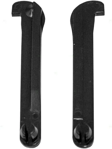 Vista 2 de Brock Juego de pares de repuesto para tapa de consola central, brazos de tapón negros compatibles con camioneta SUV 58964-16010