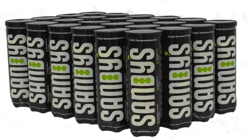 Vista 2 de Sandy's Padel Balls – Torneo Pro Series – 24 latas (72 bolas) – Alto rendimiento, duraderas, optimizadas para canchas de arena