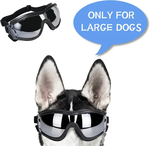 Vista 8 de Gafas de Sol para Perros Gafas Protectoras para Perros, Protección UV, Protección contra Viento, Polvo, Niebla, Gafas para Mascotas, Protección