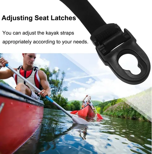 Vista 5 de Popbee Kayak Seat Repair Kit Clips & Hooks Compatible with Lifetime Emotion Seat Contain Seat Clips and Hooks Fits (8 Pack)