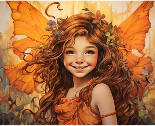 Vista 11 de Little Girl Angel - Pintura por números para adultos, corona rosa, pintura al óleo digital, pintura acrílica, kit de pintura de flores de ángel