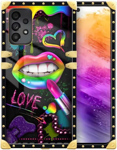 Vista 183 de Funda compatible con Samsung Galaxy A03S 4G, TPU suave de lujo y parte trasera de policarbonato duro para niñas y mujeres, funda protectora a prueba