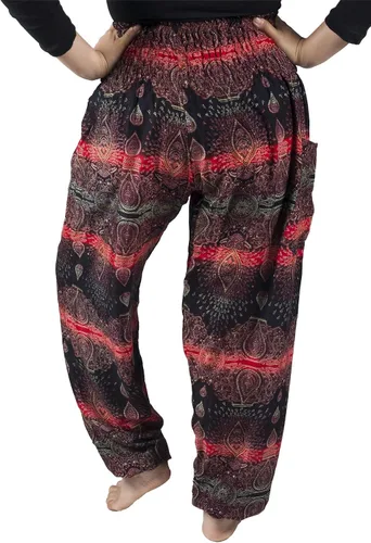 Vista 2 de LOFBAZ Harem Pants for Women Yoga S-4XL Plus Boho Hippie Clothing PJ