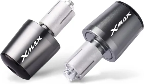 Vista 5 de for XMAX300 XMAX400 Xmax X-MAX 125 250 300 400 CNC Motorcycle Accessories 22MM Handlebar Grips Handle Bar Cap End Plugs (Color : Titanium)