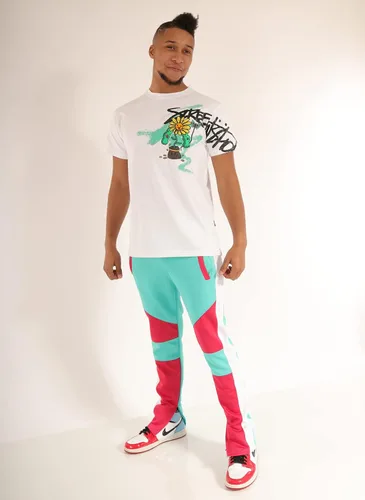 Vista 3 de SCREENSHOT Hip-Hop NYC Streetwear - Camiseta de alta calidad para hombre, diseño de parche de carreras urbanas universitarias con bordado de alta
