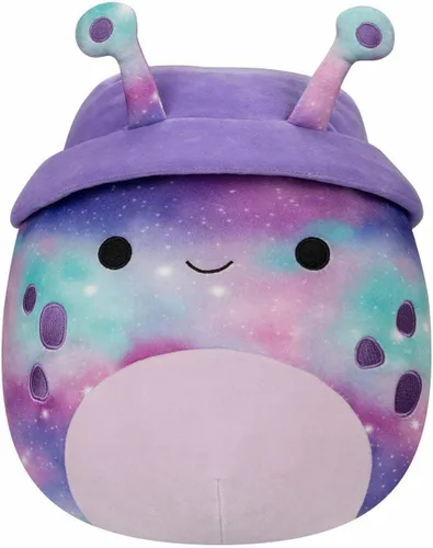 Vista 9 de Squishmallows Stokely el oso Kodiak marrón original de 12 pulgadas con vientre mullido y sombrero de pescador, peluche oficial de Jazwares