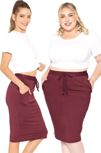 Vista 2 de Falda deportiva Oh So Soft con bolsillos para mujer S-3X