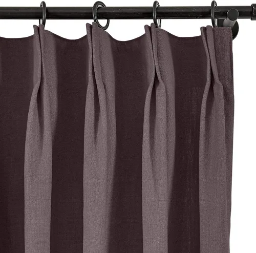 Vista 204 de Frelement Cortinas plisadas de lino de algodón de 100 pulgadas de ancho y 102 pulgadas de largo, cortinas con reducción de ruido para sala