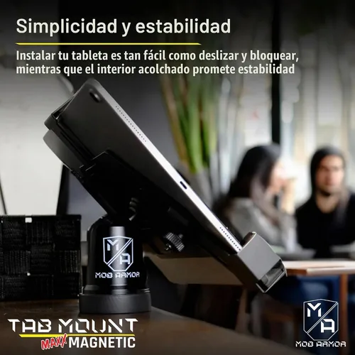 Vista 4 de Mob Armor Soporte magnético para tableta Maxx con soporte de pestaña