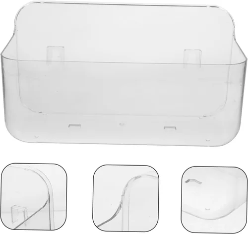 Vista 4 de SMASOLO Organizador de inodoro montado en la pared para baño, cocina, artículos diversos con diseño fácil de instalar, estante multifuncional
